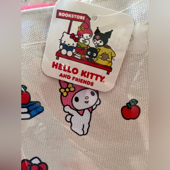 Hello Kitty x Kinokuniya Bookstores Japan Tote Bag NIP - Picture 2 of 4